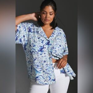 Anthropologie x Maeve Classic Surf Shirt - size XS NWT COPY